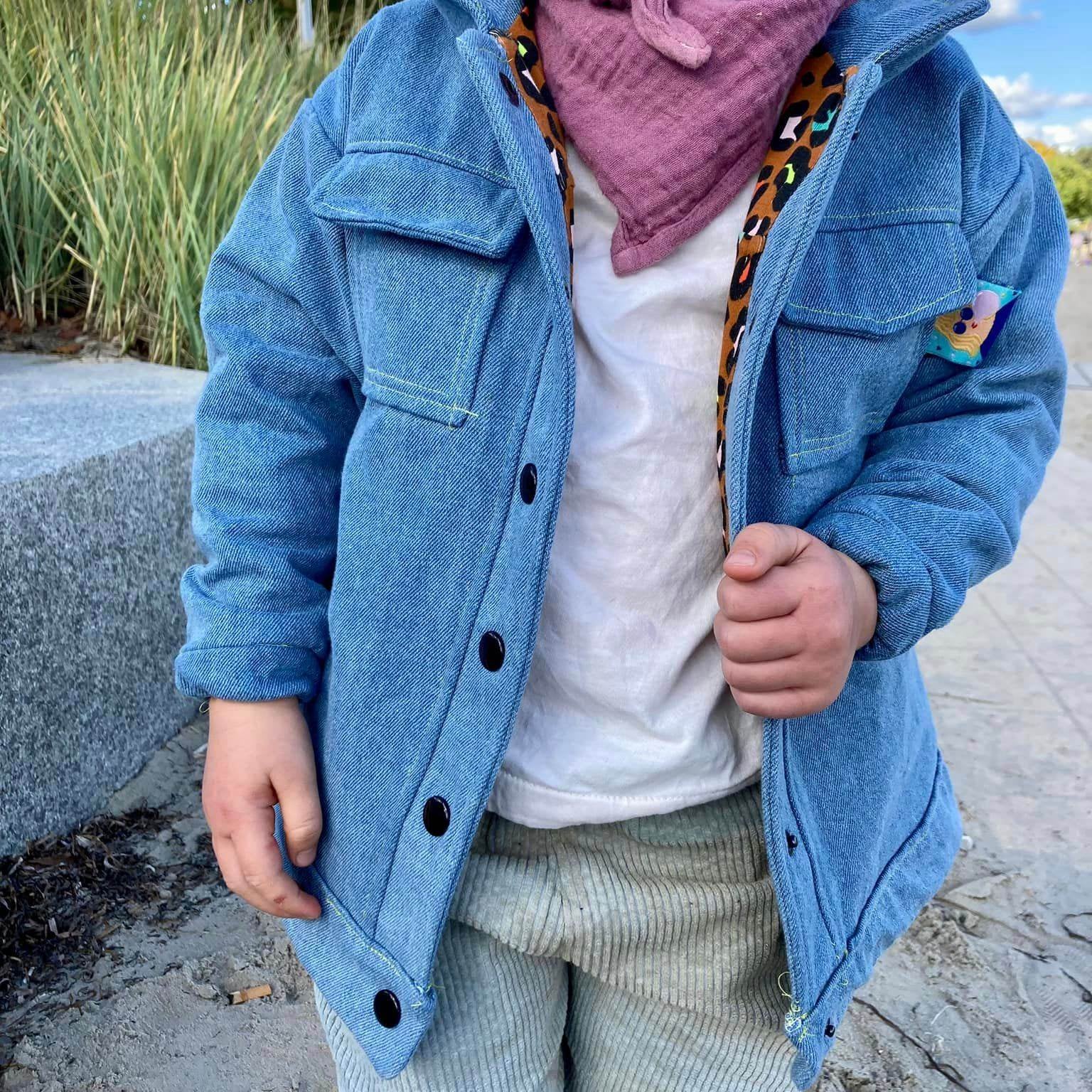 Schnittmuster Kinderjacke Boxy Gr. 74-164 - Sewando