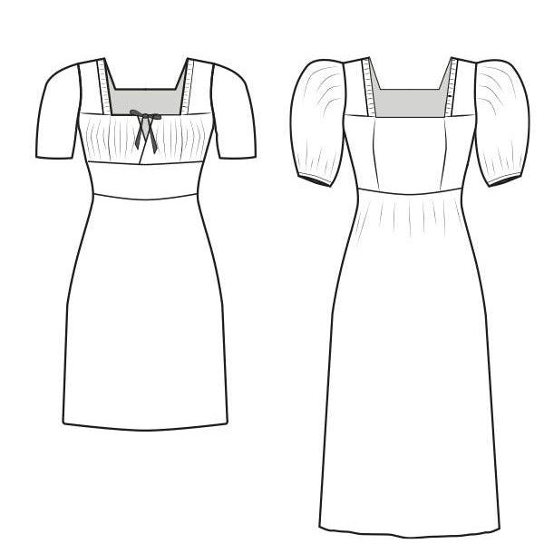 Schnittmuster Katrice - Kleid Gr. 34-54 - Sewando
