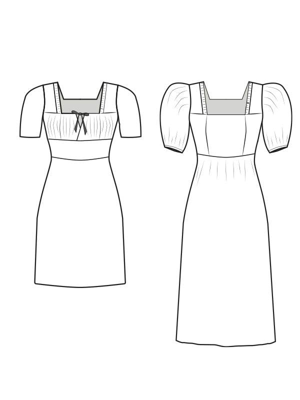 Schnittmuster Katrice - Kleid Gr. 34-54 - Sewando