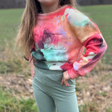 Schnittmuster Oversized Hoodie Weites Winter Meer