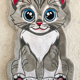 Katze Stickdatei | Cat Embroidery File | ITH Plüschtier Morle | 16x26 Rahmen | Sofort-Download