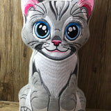 Katze Stickdatei | Cat Embroidery File | ITH Plüschtier Morle | 16x26 Rahmen | Sofort-Download