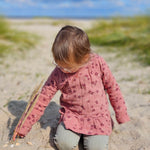 Schnittmuster Kelda Kapuzenpulli mit Rüschen für Mädchen Gr 98 bis 134 - Sewando