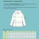 Sparpaket Schnittmuster Kelda Kapuzenpulli für Mädchen und Damen Gr 98- 134 und 32–48 - Sewando