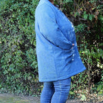 CARDIGAN-MANTEL Schnittmuster+Nähanleitung Gr. 42-60 : - Sewando