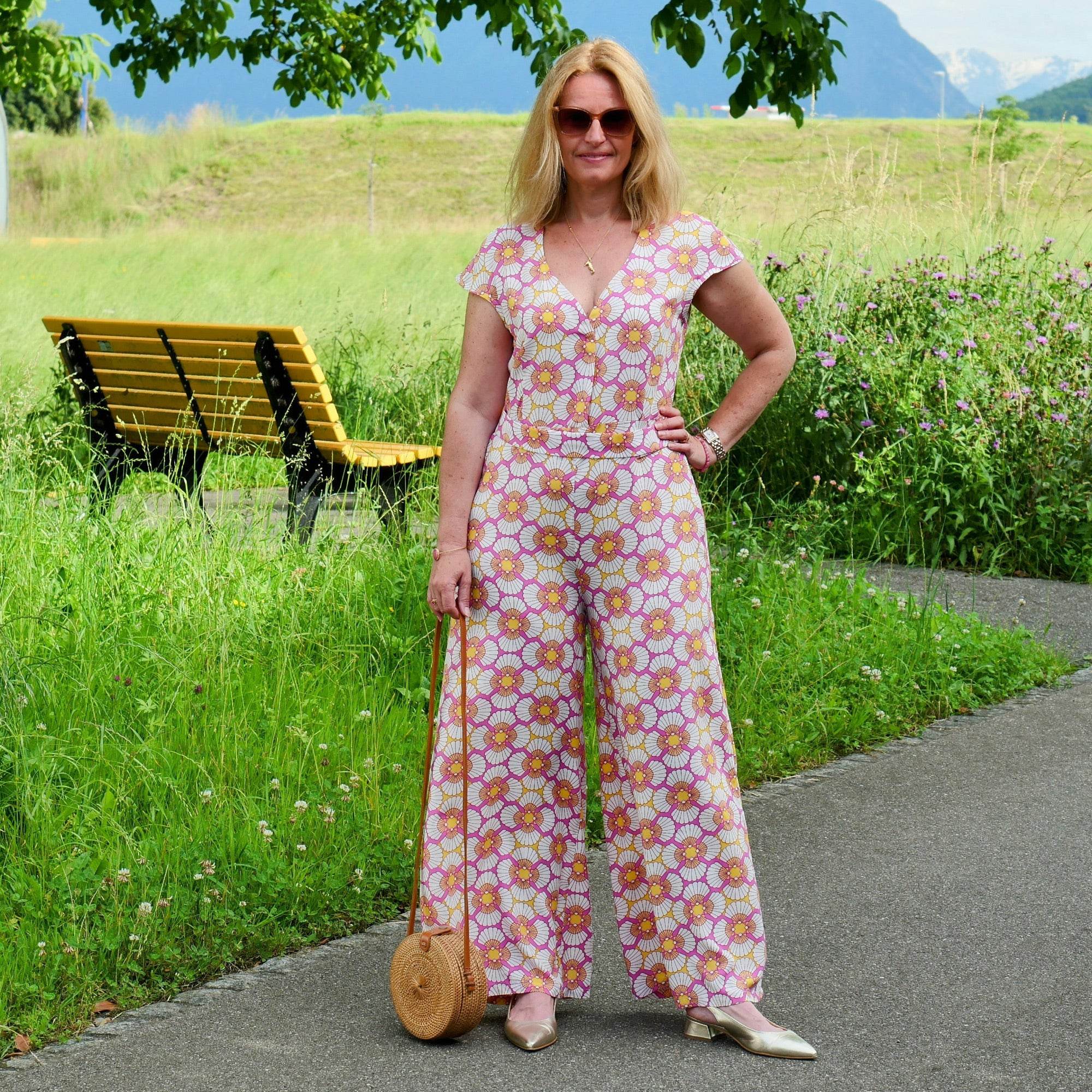 Schnittmuster Kevia - Jumpsuit schick und doch so bequem Gr. 34-54 - Sewando