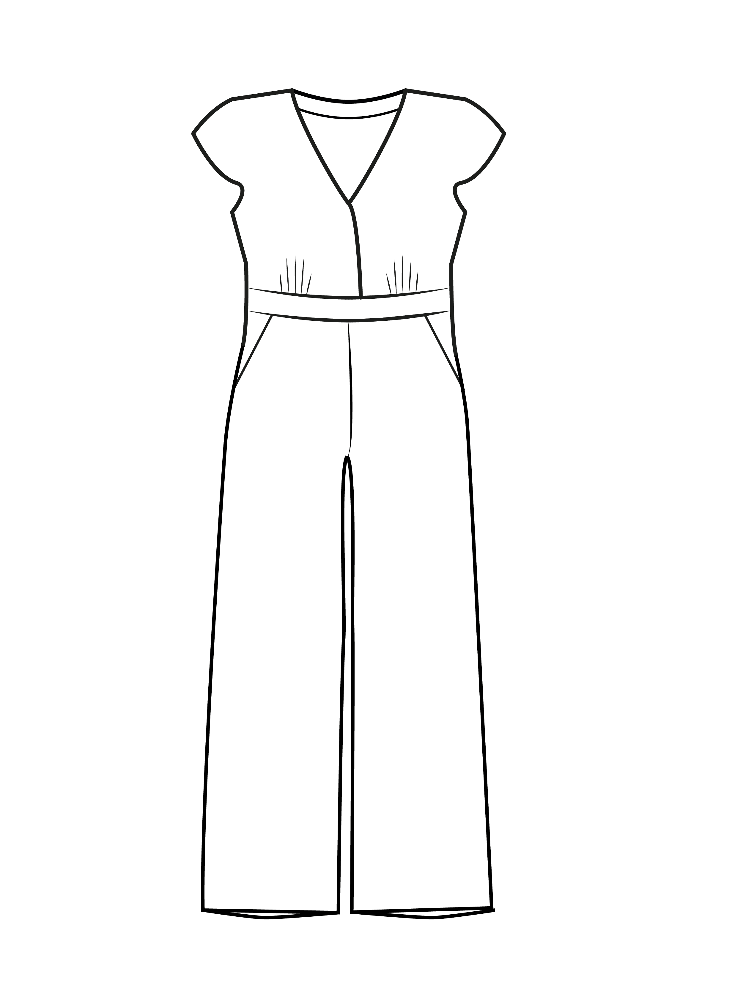 Schnittmuster Kevia - Jumpsuit schick und doch so bequem Gr. 34-54 - Sewando