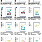 Stickdatei Set ITH KFZ-Schein Hüllen - Sewando