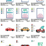 Stickdatei Set ITH KFZ-Schein Hüllen - Sewando