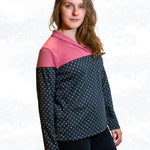 Kikyo – eleganter Pullover mit Wickelkragen Gr. 34-50 / BU 80-116 - Sewando