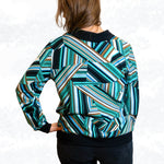 Kikyo – eleganter Pullover mit Wickelkragen Gr. 34-50 / BU 80-116 - Sewando