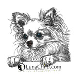 Stickdatei Chihuahua "Kim" - realistisch - FÜR HELLE STOFFE