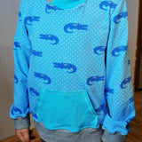 Schnittmuster Kim - Kinderhoodie mit Kapuze oder Wickelkragen Gr. 86-158 - Sewando