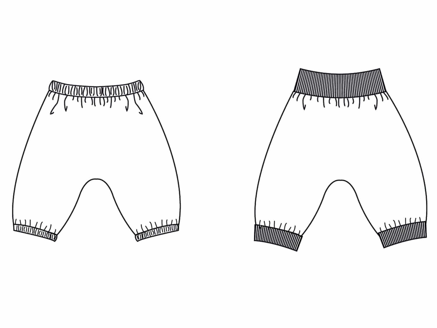 Kinder Hose BREK Schnittmuster Ebook pdf Größen: 56/62, 68/74, 80/86, 92/98 Schnittmuster PDF Ebook download Patternforkids 