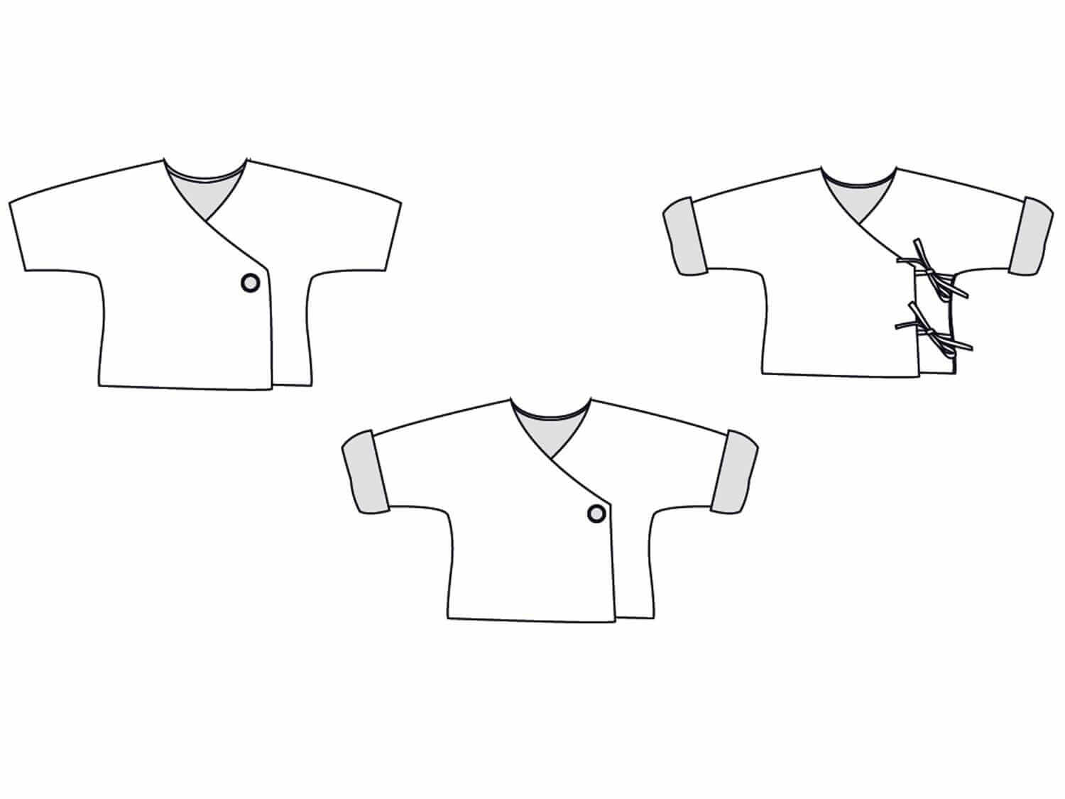 Kinder Jacke FIORINO Schnittmuster Ebook pdf Größen: 56/62, 68/74, 80/ Schnittmuster PDF Ebook download Patternforkids 