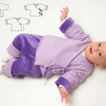 Kinder Jacke FIORINO Schnittmuster Ebook pdf Größen: 56/62, 68/74, 80/ Schnittmuster PDF Ebook download Patternforkids 