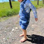Schnittmuster Mitwachs-Kinderlatzhose & Latzshorts | Gr. 86 - 128 - Sewando