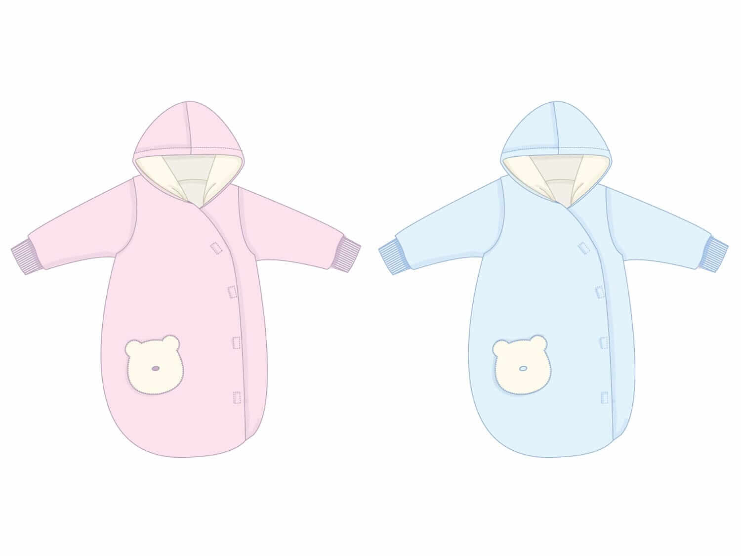 Kinder Schlafsack Pucksack NEVIO Schnittmuster Ebook PDF Gr. 50 - 104 Schnittmuster PDF Ebook download Patternforkids 