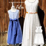 Schnittmuster Kinderdirndl Felia Gr. 122-158 - Sewando