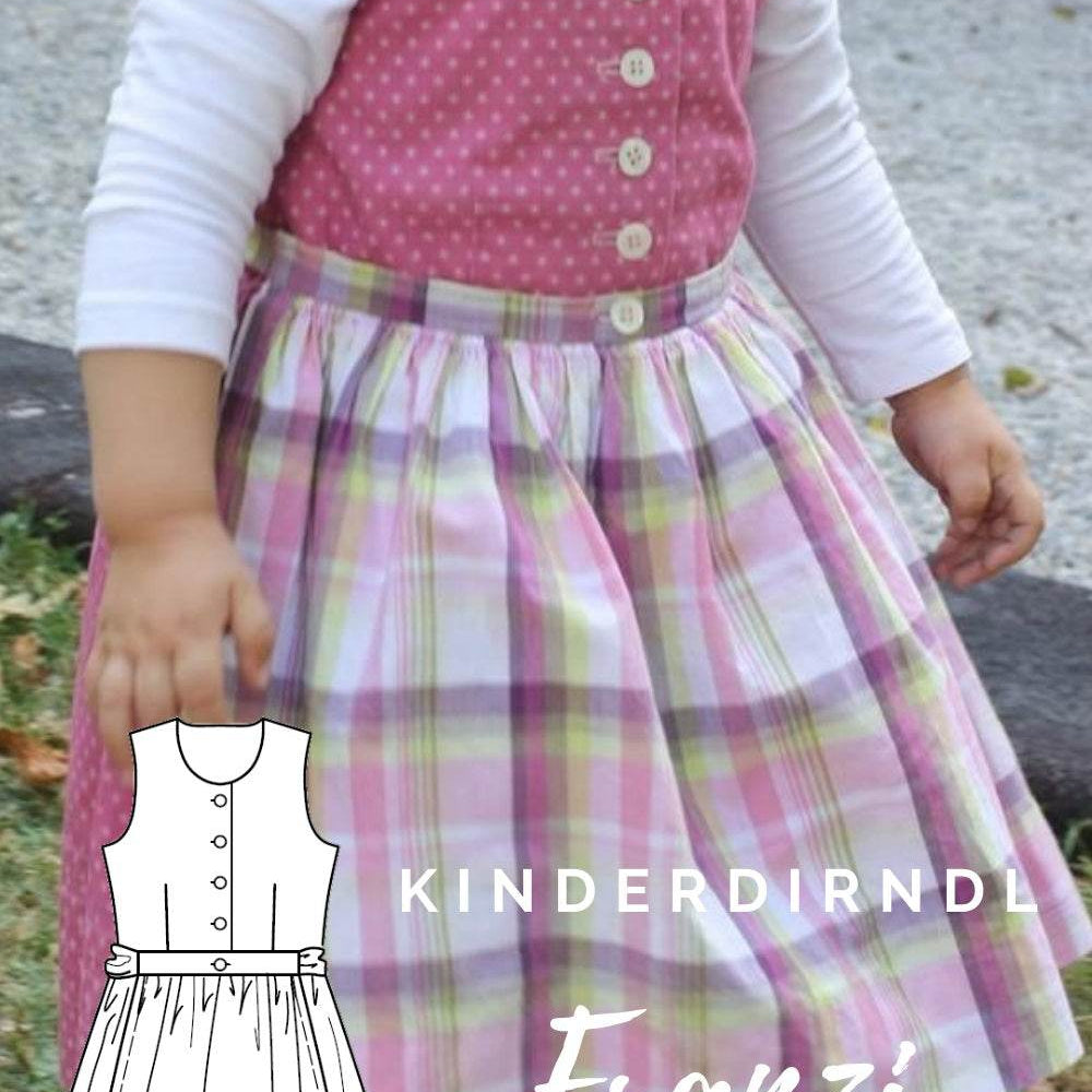 Schnittmuster Kinderdirndl Franzi Gr. 80-116 : - Sewando
