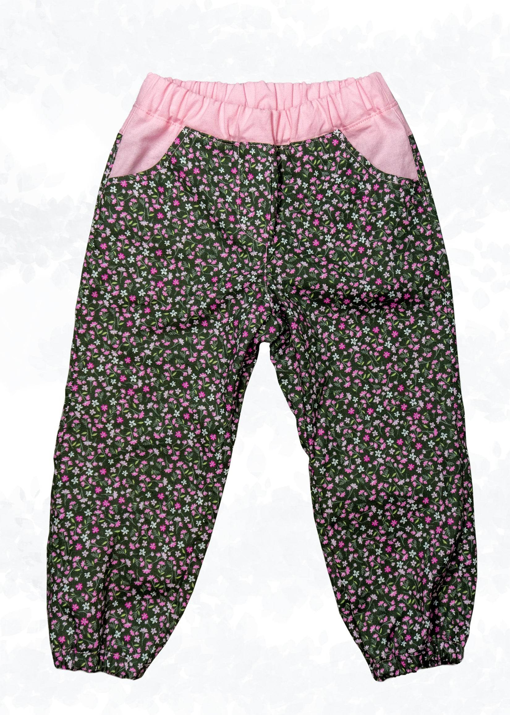 Toni - lange Kinder Hose mit Gummizug aus Sweat oder Webware Gr. 98-164 - Sewando