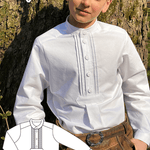Schnittmuster Kinderpfoad Toni Gr. 104-158 Kleid, Hemd, Bluse - Sewando