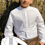 Schnittmuster Kinderpfoad Toni Gr. 104-158 Kleid, Hemd, Bluse - Sewando