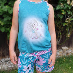 Schnittmuster Racerback Tanktop Shirt Kira für Mädchen Gr.92-164 - Sewando