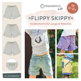 Schnittmuster Kindershorts "Flippy Skippy" Gr. 86-164