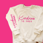Plotterdatei „Kindness is free – sprinkle it everywhere“ | Ärmel-Design SVG & PNG - Sewando