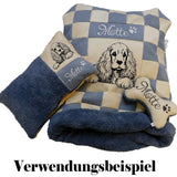 Stickdatei Cocker Spaniel  "Merle" - realistisch - FÜR HELLE STOFFE