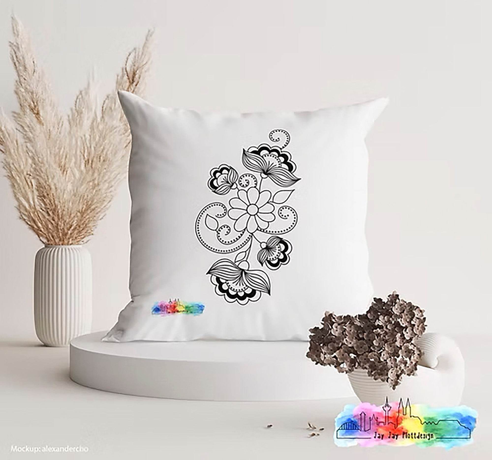 Plotterdatei Blumen Folklore - Sewando