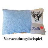Stickdatei Chihuahua Engel "Dina" - realistisch - FÜR HELLE STOFFE