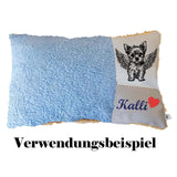 Stickdatei Yorkshire Terrier Engel "Julia" - realistisch - FÜR HELLE STOFFE