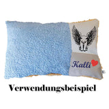 Stickdatei Katze Engel "Bezzy" - realistisch - FÜR HELLE STOFFE