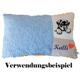 Stickdatei Rottweiler "Sarabi" - realistisch FÜR HELLE STOFFE