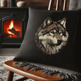 Stickdatei Wolf "Varg" - realistisch - FÜR DUNKLE STOFFE