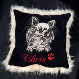 Stickdatei Applikation Chihuahua "Betty"- realistisch - FÜR HELLE & DUNKLE STOFFE