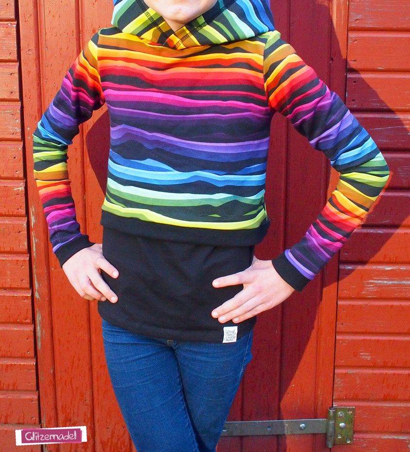 Schnittmuster Happy Daniele - Gr 86-164 - Pullover, Crop-Pullover, Hoodie - Sewando