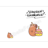 Geburtstagskarte 7 Capybara zum ausdrucken