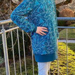 Klara - Longhoodie und Sweatkleid für Kinder - mit Kapuze/Wickelkragen Gr. 86-158 - Sewando