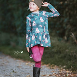 Kleid Jane – Schnittmuster für Kinderkleid & Tunika mit Kapuze Gr. 86-146 - Sewando