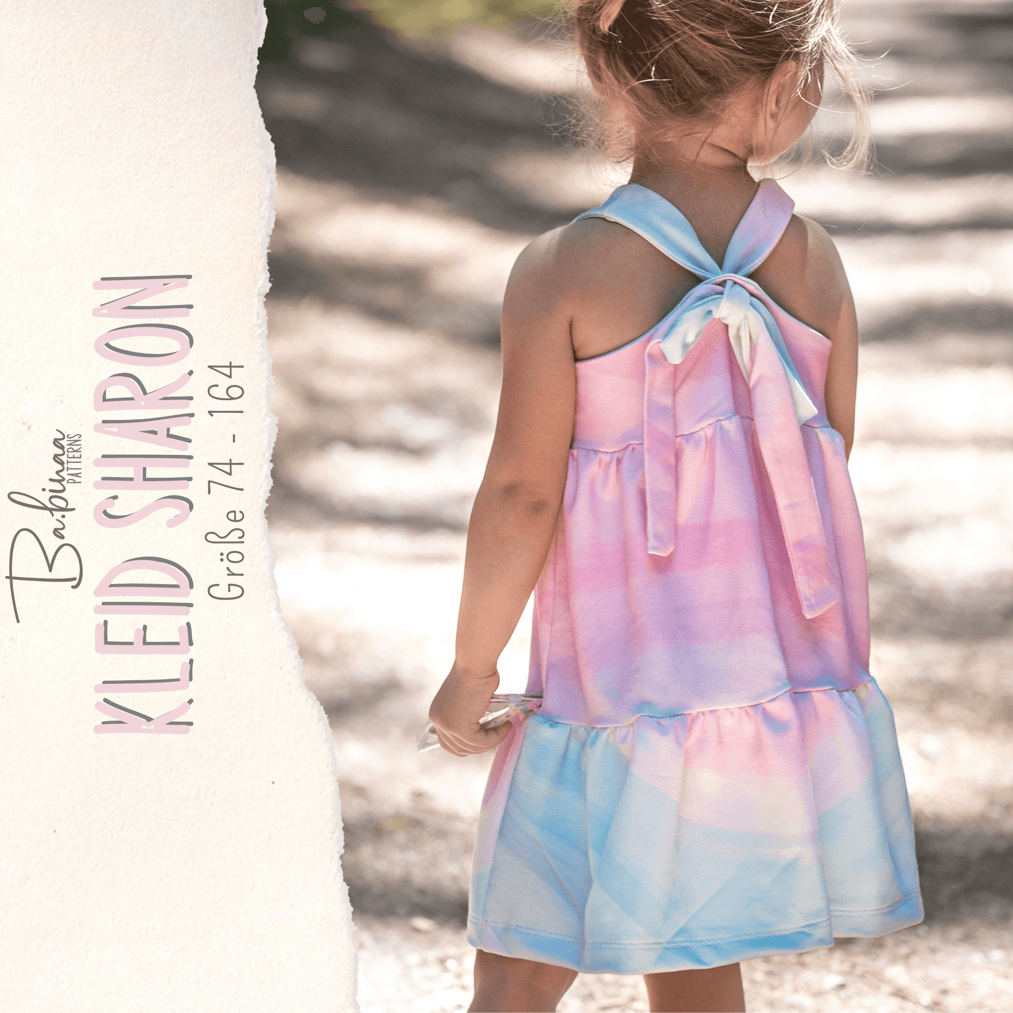 Stufenkleid Sharon – Schnittmuster für Sommerkleid & Top mit Raffung Gr. 74-164 - Sewando