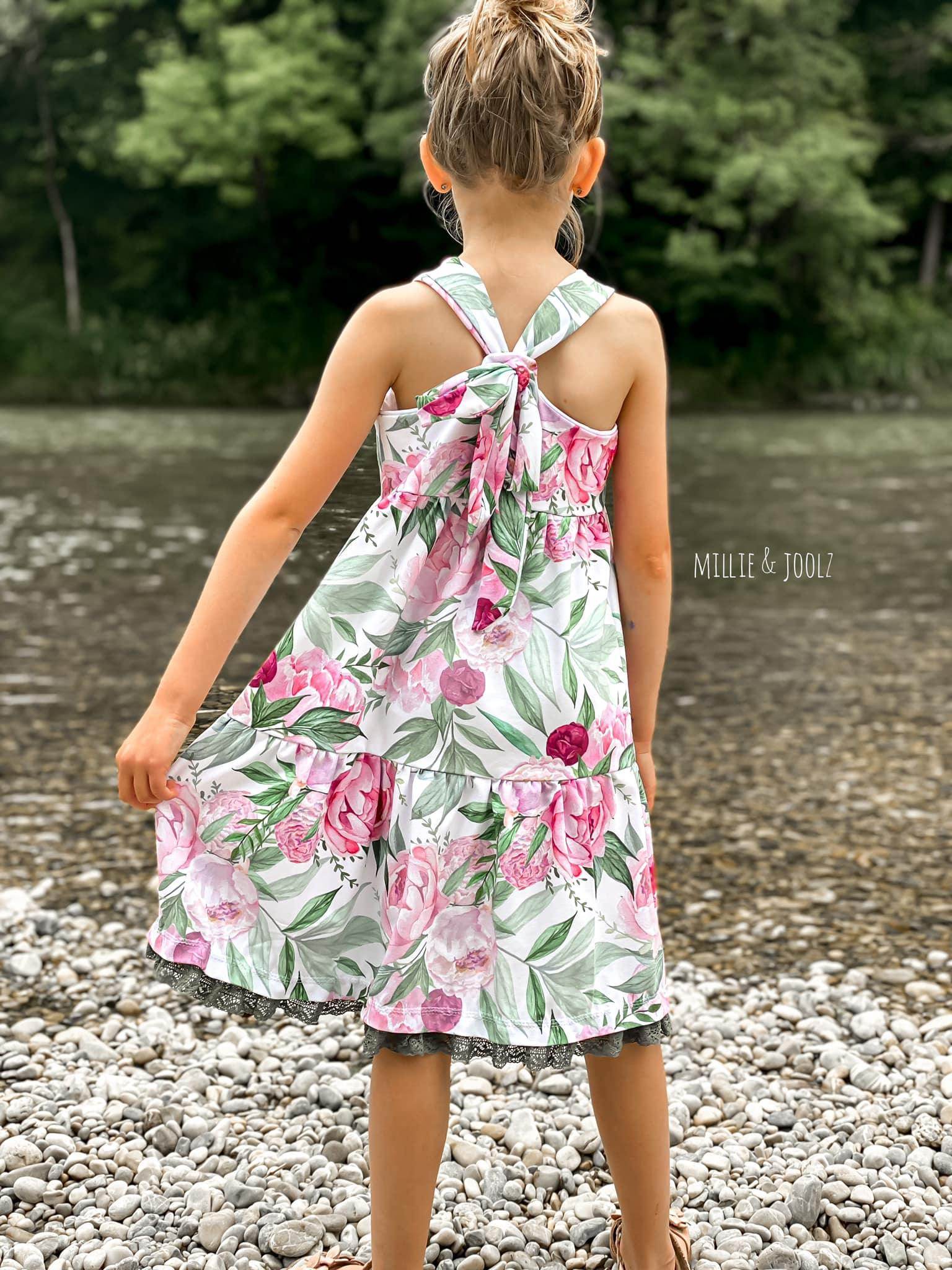 Stufenkleid Sharon – Schnittmuster für Sommerkleid & Top mit Raffung Gr. 74-164 - Sewando