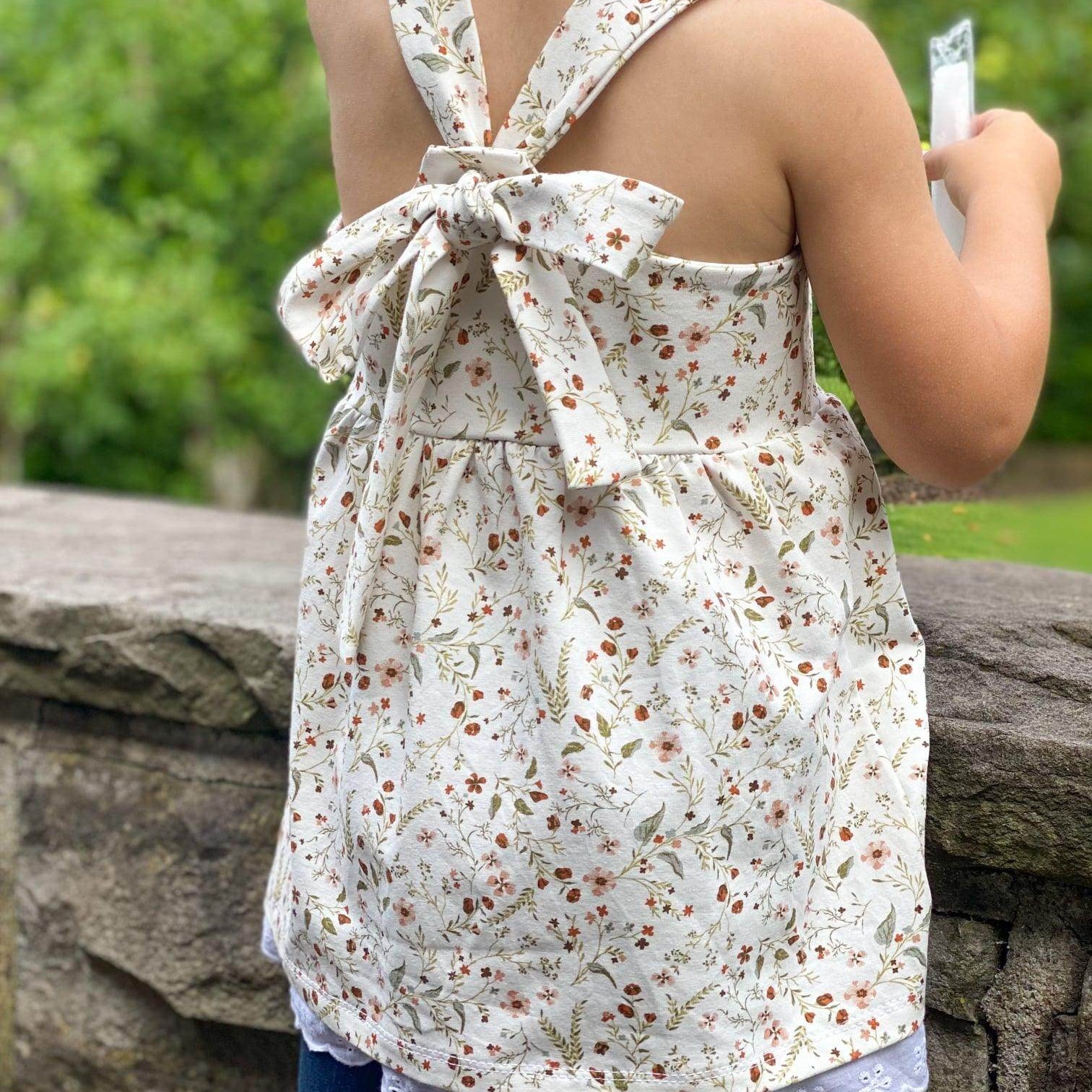 Stufenkleid Sharon – Schnittmuster für Sommerkleid & Top mit Raffung Gr. 74-164 - Sewando
