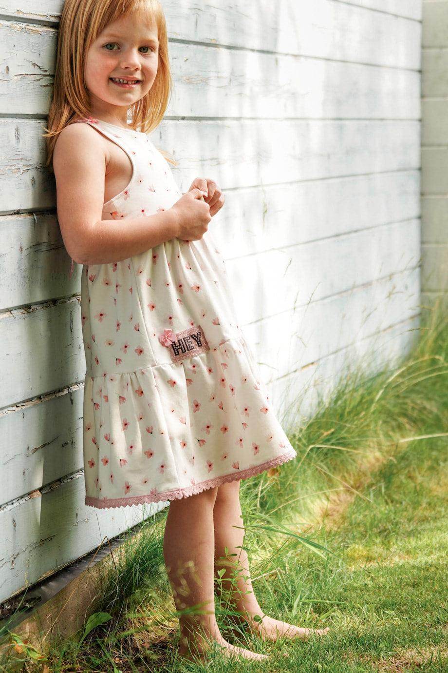 Stufenkleid Sharon – Schnittmuster für Sommerkleid & Top mit Raffung Gr. 74-164 - Sewando