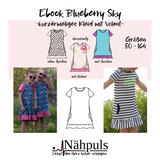 Schnittmuster Kleid "Blueberry Sky" Gr. 80-104
