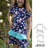 Schnittmuster Shirt und Kleid "Daisy Sky" Gr. 80-140