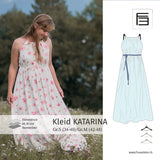 Schnittmuster Kleid KATARINA Gr. S (34-40) und Gr. M (42-48)