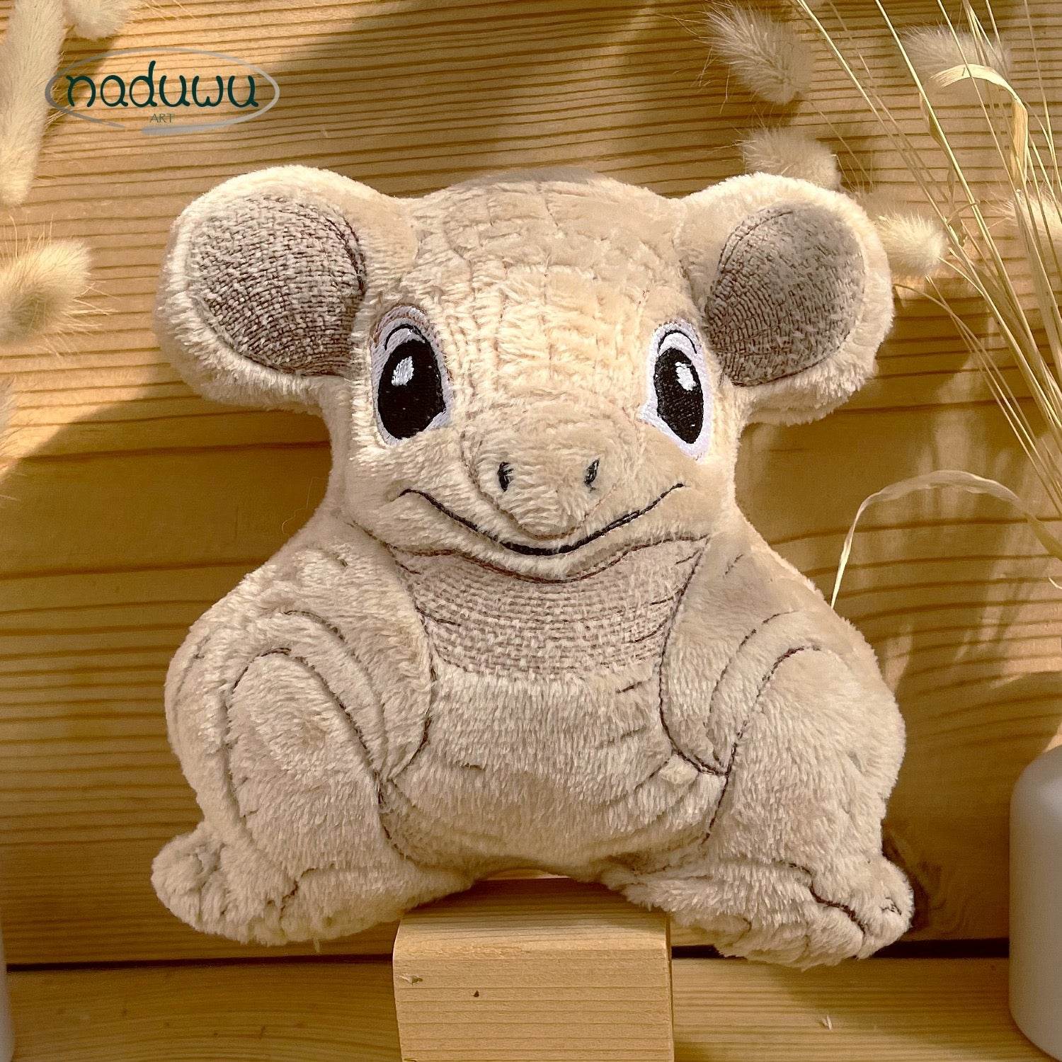 Stickdatei armadillo Stuffie Set 6 Größen, ITH Stickdatei Gürteltier - Sewando
